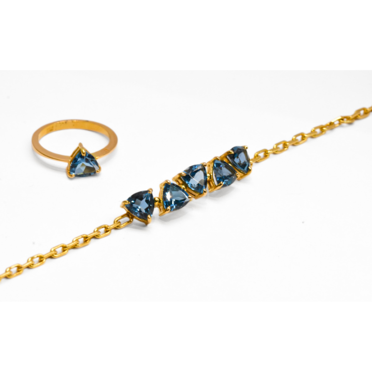 Picture of Topaz Bracelet and Ring